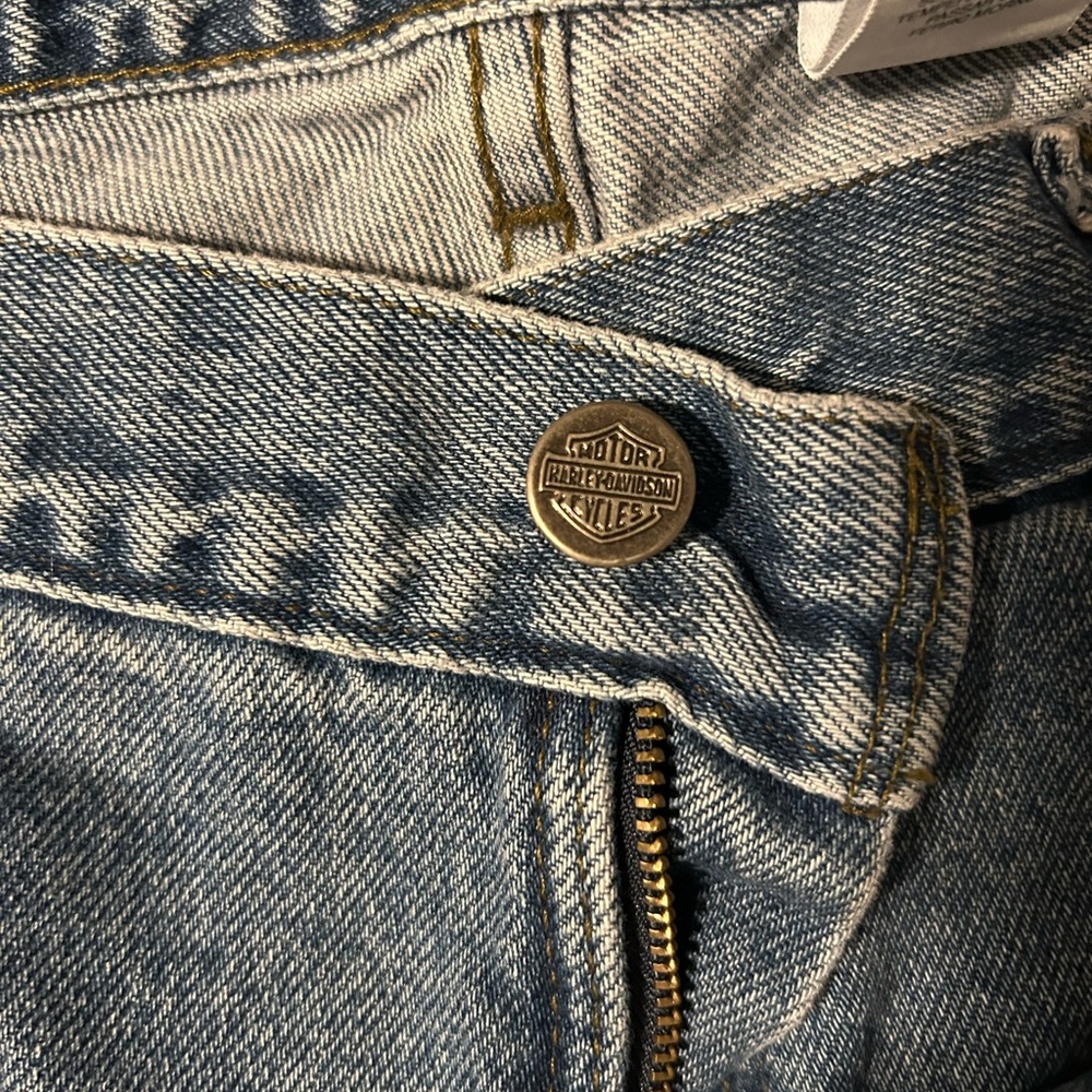 Harley-Davidson Blue Straight Leg Jeans